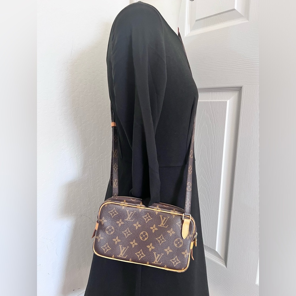 Louis Vuitton Brown Monogram Crossbody Bag